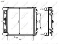 NRF Radiator, engine cooling 59131 - Car cooler