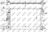 NRF Radiator, engine cooling 59144 - Car cooler