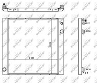 NRF Radiator, engine cooling 59182 - Car cooler