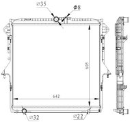 NRF Radiator, engine cooling 59261 - Car cooler