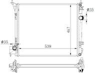 NRF Radiator, engine cooling 59271 - Car cooler