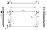 NRF Radiator, engine cooling 59274 - Car cooler