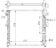 NRF Radiator, engine cooling 59342 - Car cooler
