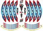 Rim Stickers SEFIS PREMIUM ST 1 two-piece wheel covers for S1000R - Polepy na kolo
