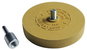 Buffing Wheel KUNZER rubber disc for removing foils, stickers, adhesive residues, diameter 85 mm - Leštící kotouč