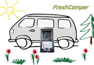 FreshCamper – Odsávač pachov z kazetových WC – biely - Príslušenstvo k WC