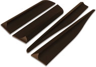 RIDER side door scuff plates for Toyota Yaris III, 2017-2020, 5 doors. - Car Door Sill Plate