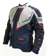 Cappa Racing Enzo Men's Textile Blue/Red XL - Motorcycle Jacket