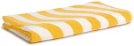 MÖVE BEACH Plážová osuška vlny 80 × 200 cm, bielo-žltá - Osuška