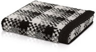 Möve GRAPHIC VICHY osuška s lemem 80x150 cm ivory/black - Bath Towel