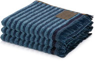 Möve Pruhovaná osuška DENIM s třásněmi, 80x150cm, denim - Osuška