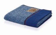 Möve Osuška s bordurou DENIM 80 x 150 cm, modrá - Osuška