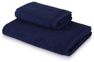 Möve SUPERWUSCHEL saunová osuška 80x200 cm hlubinná modrá - Bath Towel