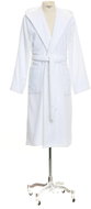 Möve Cotton terry robe with hood, white XS - Bathrobe