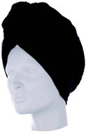Möve Domácí froté turban na sušení vlasů, černý - Turban