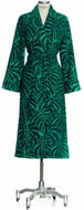 Möve Bathrobe BOTANICAL GARDEN turquoise blue, 38 + - Bathrobe