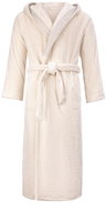 Möve Long cotton robe with hood WELLNESS, L - Bathrobe