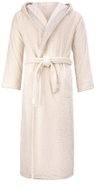 Möve Long cotton robe with hood WELLNESS, XL - Bathrobe