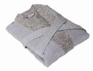 Möve Bathrobe CHARCOAL kimono, grey, XL + - Bathrobe