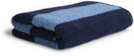 MÖVE Plážová osuška s pruhy Superwuschel 80 × 150 cm, deep sea/cornflower - Bath Towel