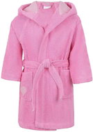 MÖVE Hearts Hooded bathrobe pink, size 116 - Bathrobe