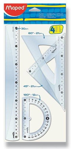 Maped Start 4-piece Set - Ruler - Main image
