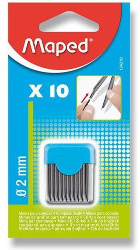 Maped Ersatzminen 2 mm - 10er-Set - Graphitmine - Hauptbild