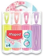 Maped Fluo Peps Pastel - 4 színből álló készlet - Szövegkiemelő