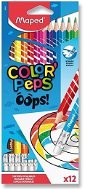 Maped Color´Peps Oops Woodless with Rubber, 12 colours - Coloured Pencils