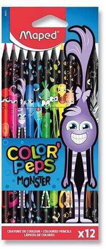 Maped Color'Peps Monster holzfrei 12 Farben - Buntstifte - Hauptbild