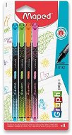 Maped Graph Peps Deco in Pastel Colours, 4 Colours - Fineliner Pens