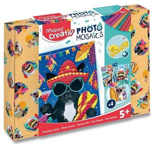 MAPED Photo Mosaics-Adventure Animals kreativní sada - Toy Jigsaw Puzzle - Main image