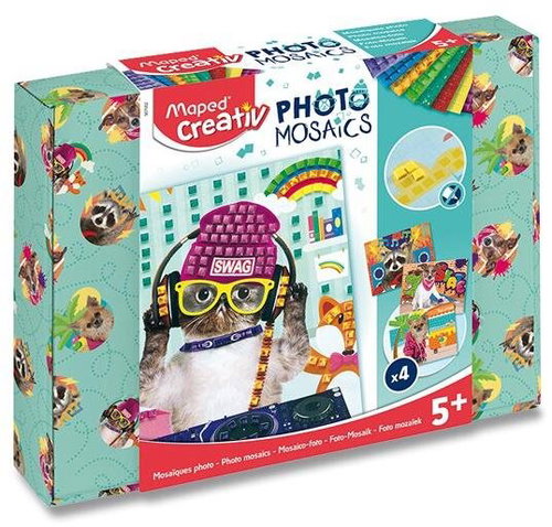 MAPED Photo Mosaics - Cool Animals kreativní sada - Toy Jigsaw Puzzle - Main image