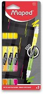 MAPED Fluo Peps Duo Neon, 3 Farben - Textmarker