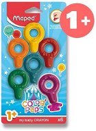 MAPED Baby Crayons, 6 farieb - Pastelky