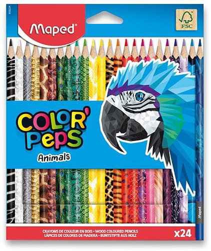 MAPED Animals, 24 Farben - Buntstifte - Hauptbild
