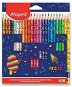 MAPED Pixel Party, trojhranné, 24 barev - Színes ceruza