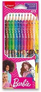 MAPED Barbie, trojhranné, 12 barev - Buntstifte