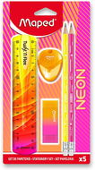 MAPED Neon, 5dílná sada - Sada psacích potřeb