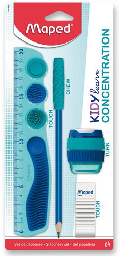 MAPED Kidy Learn, 4-teiliges Set - Schreibutensilien-Set - Hauptbild