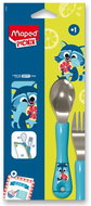 MAPED Miniz Raccoon, spoon and fork - Children's Cutlery