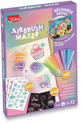 MAPED Airbrush Maker Refill Pastel - Nachfüllung - Hauptbild