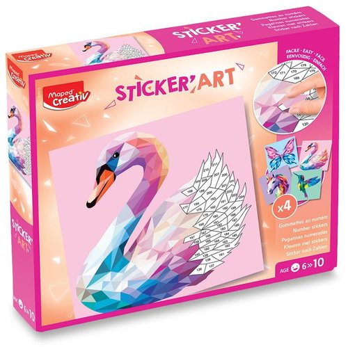 MAPED Sticker'Art Elegant Creatures - Sticker-Set - Hauptbild