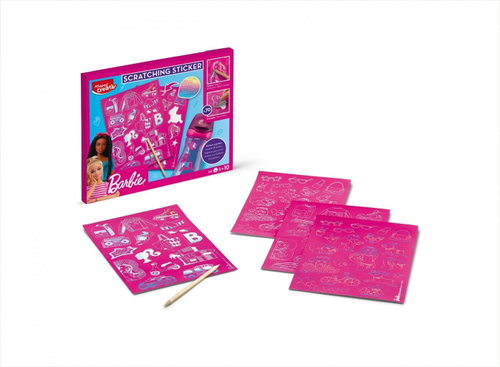 MAPED Scratch Art Stickers Barbie - Kids Stickers - Main image