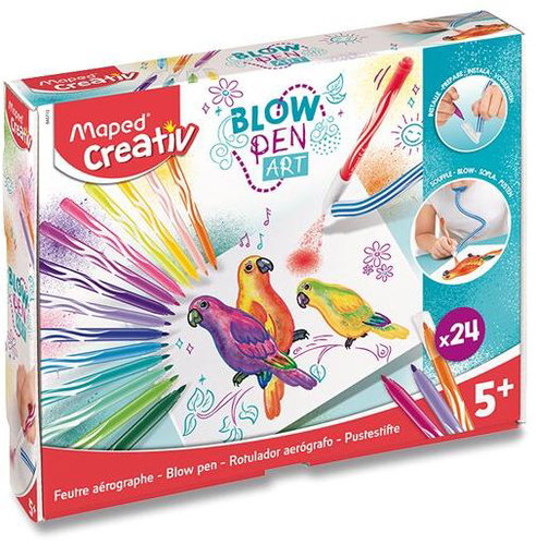 MAPED Blowpen Art, 24 colours - Creative Kit - Main image