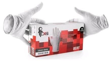 Latexové rukavice velikost M, 100ks - Rukavice na úklid - Hlavní obrázek