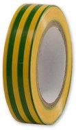 Hasoft žluto-zelená Izolační páska PVC elektra 15 mm / 10 m, 10 ks - Duct Tape