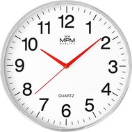 MPM Askim - silver and white - Wall Clock
