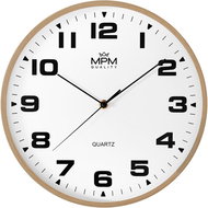 MPM Madera - light brown/white - Wall Clock