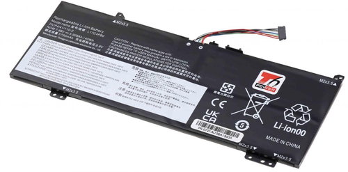T6 Power for Lenovo SB10W67331 notebook, Li-Poly, 5928 mAh (45 Wh), 7.68 V - Laptop Battery - Main image
